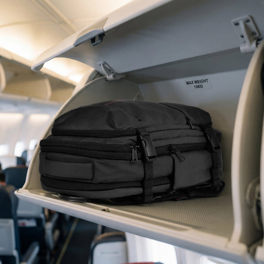 Sac à Dos Cabine 60L Extensible — Normes Aériennes & Pompe Offerte