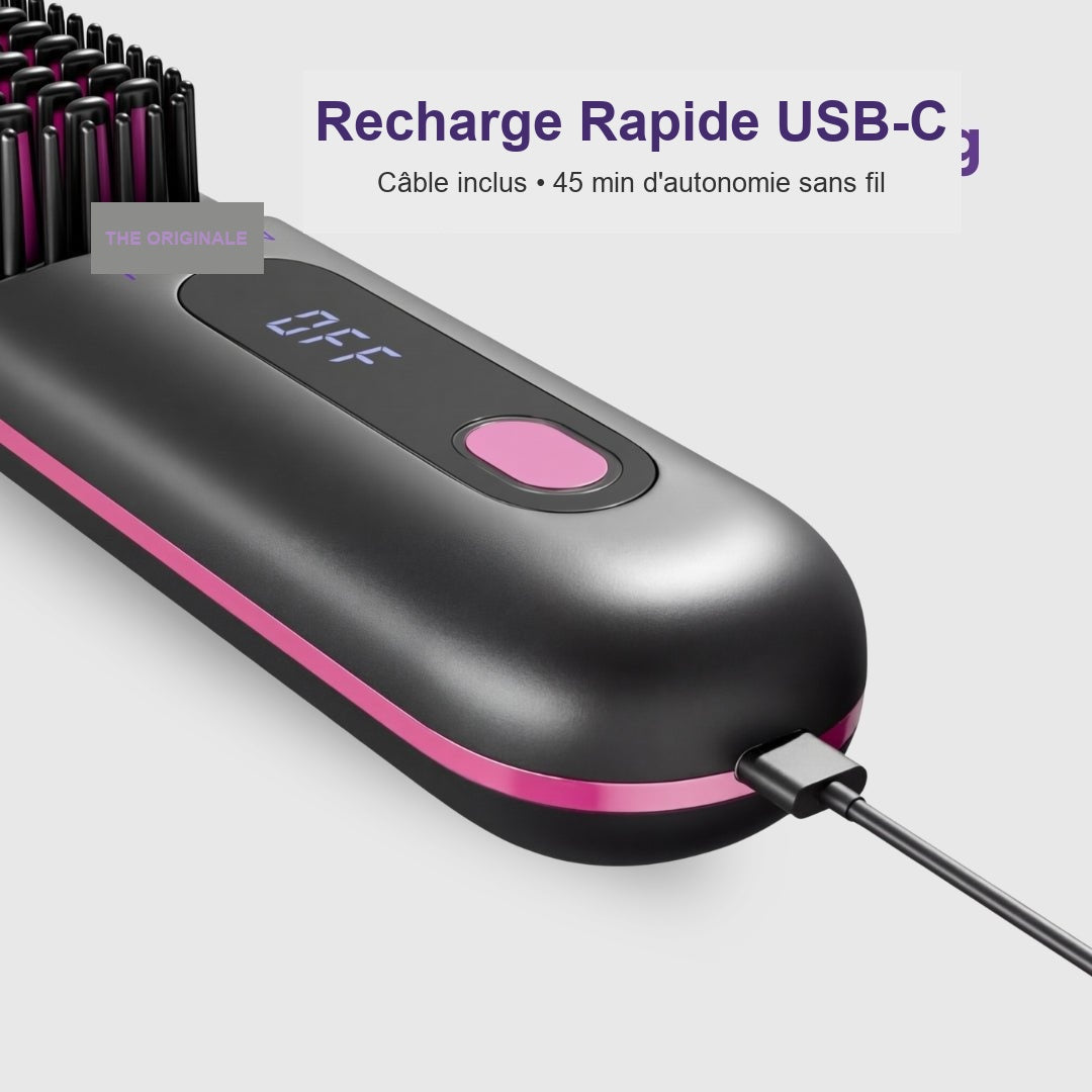 Recharge rapide USB-C autonomie 45 minutes sans fil