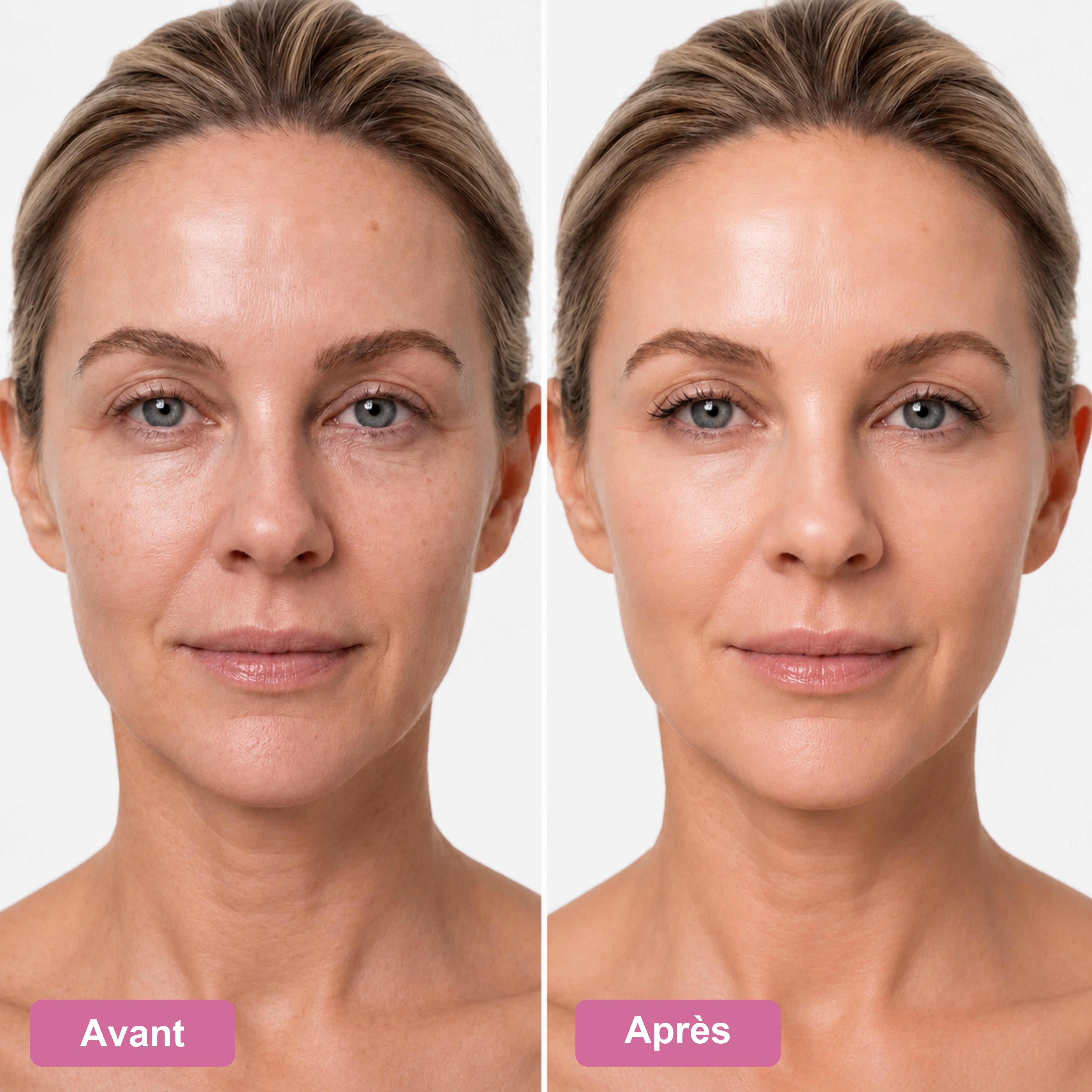 Comparaison Visage Avant / Après