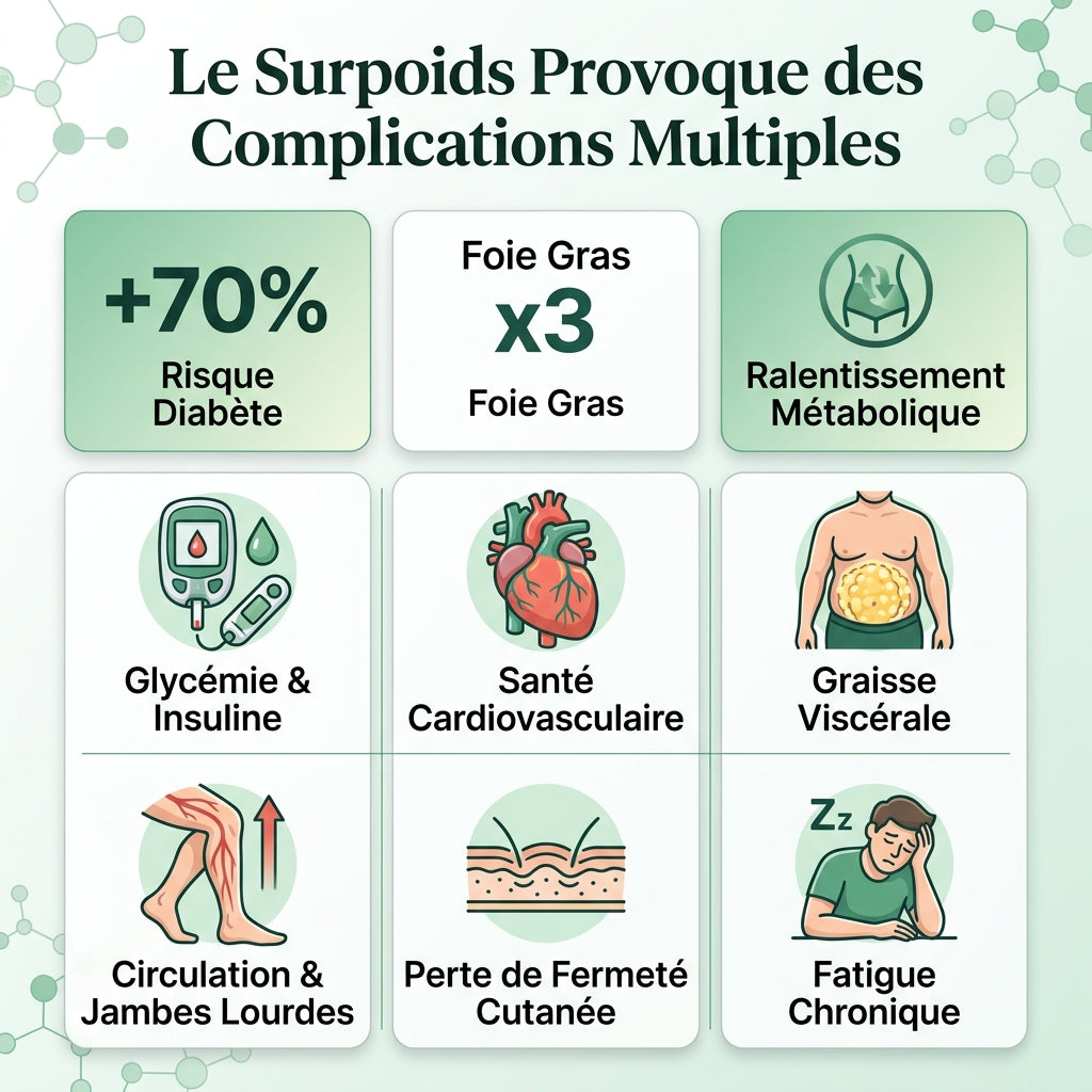 Complications de santé liées au surpoids