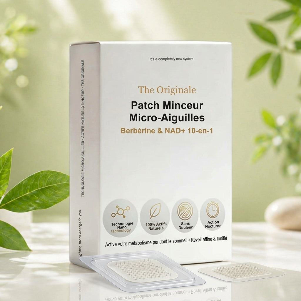The Originale Patch Minceur Micro-Aiguilles Berbérine & NAD+ 10-en-1