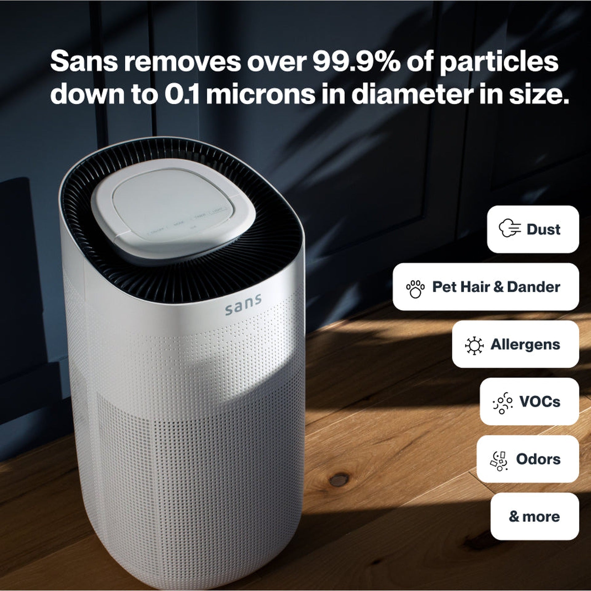 Indicateur qualité d'air intelligent