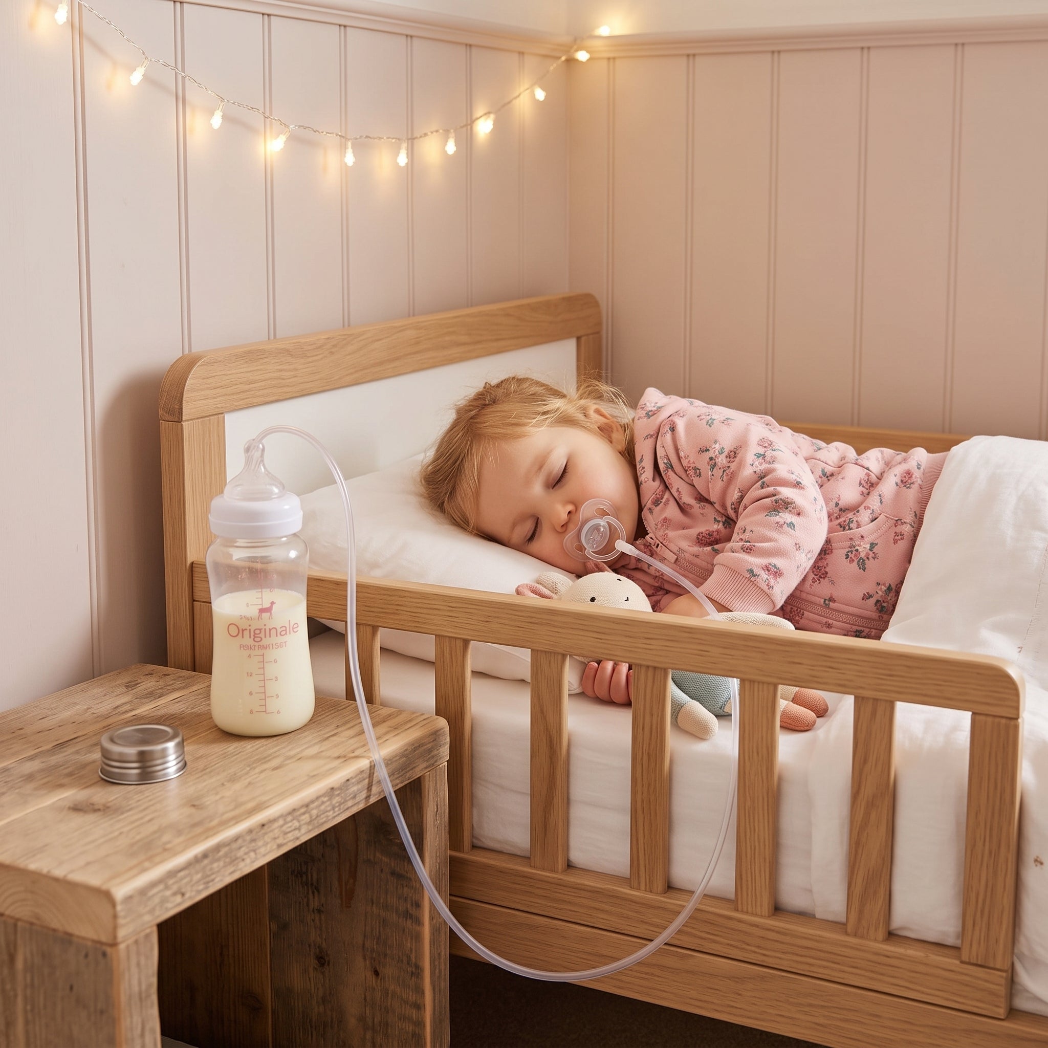 Bébé au lit