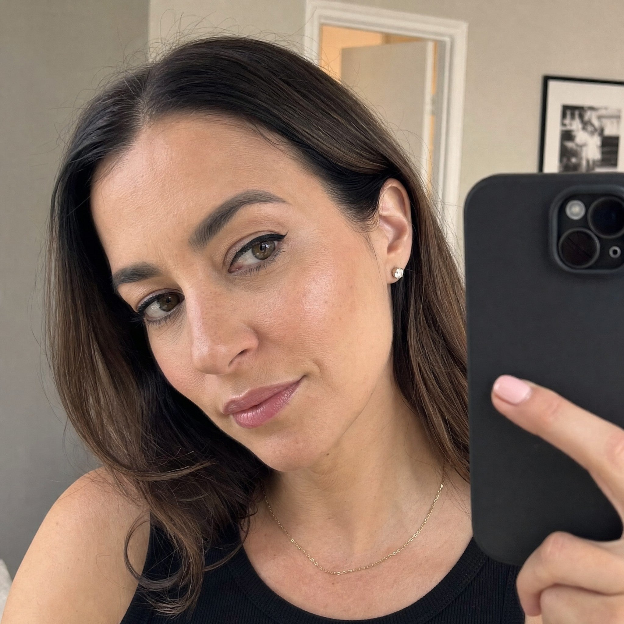 Photo cliente Michelle eyeliner naturel